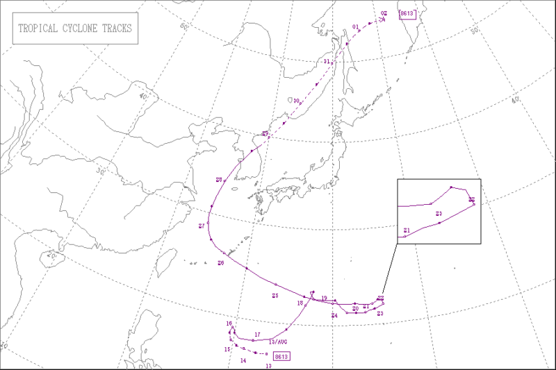 1986年台風第13号