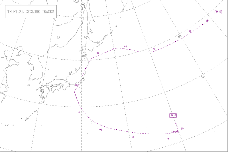 1986年台風第15号