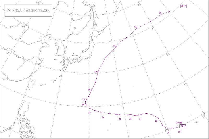 1986年台風第17号