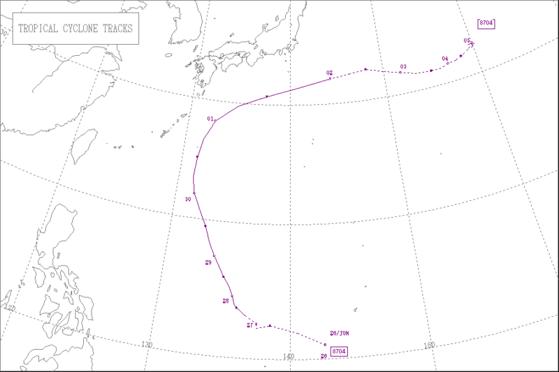 1987年台風第4号