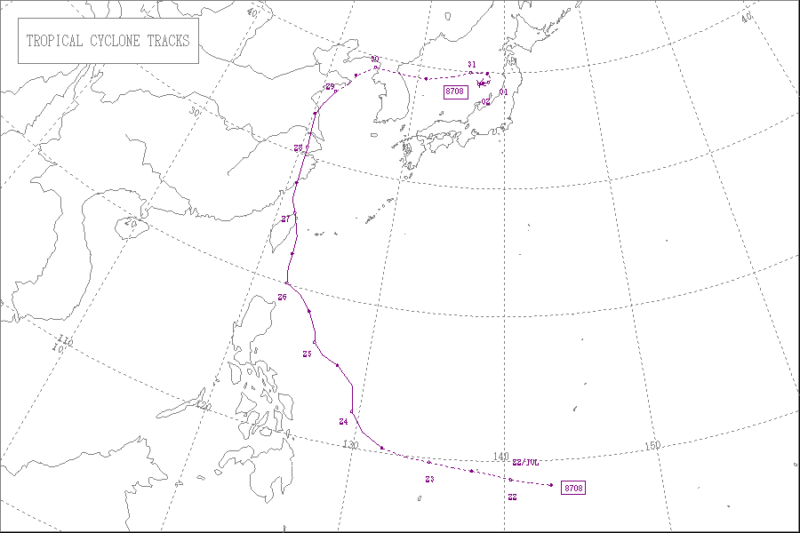 1987年台風第8号