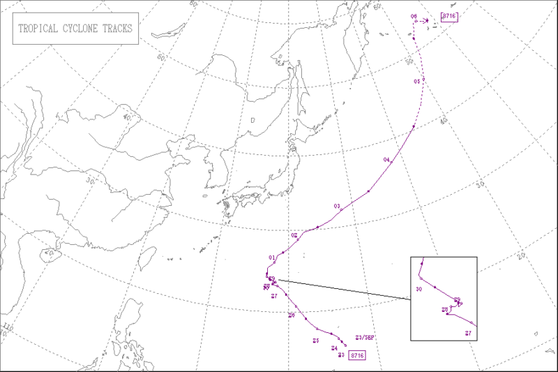 1987年台風第16号