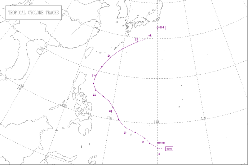 1988年台風第4号
