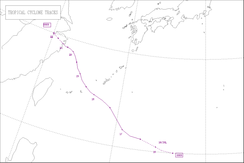 1989年台風第9号