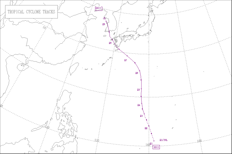 1989年台風第11号