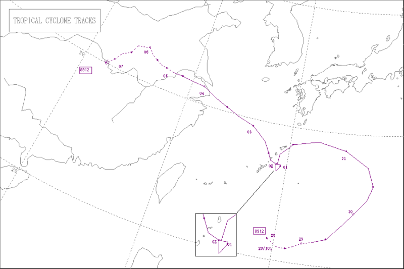 1989年台風第12号