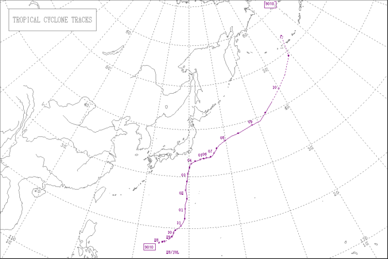 1990年台風第10号