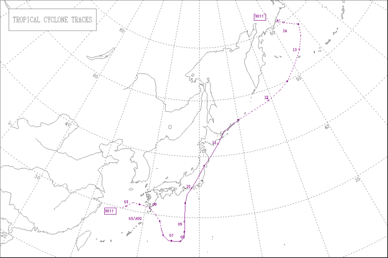 1990年台風第11号