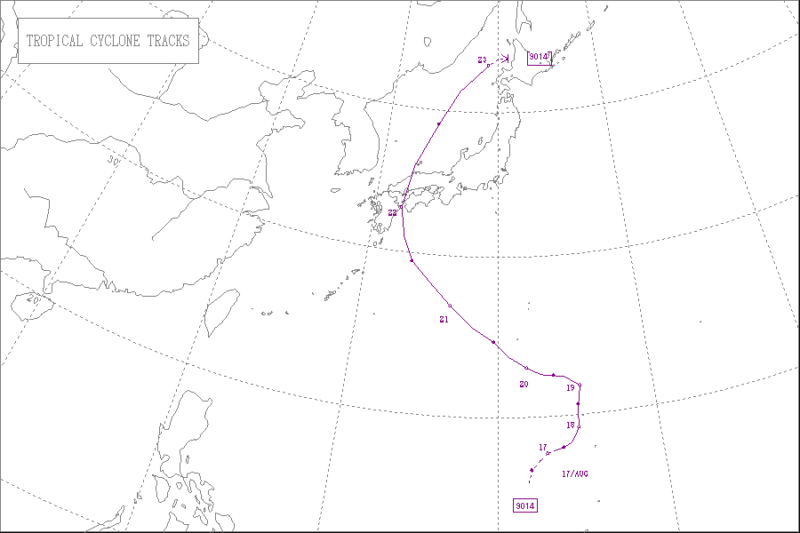 1990年台風第14号