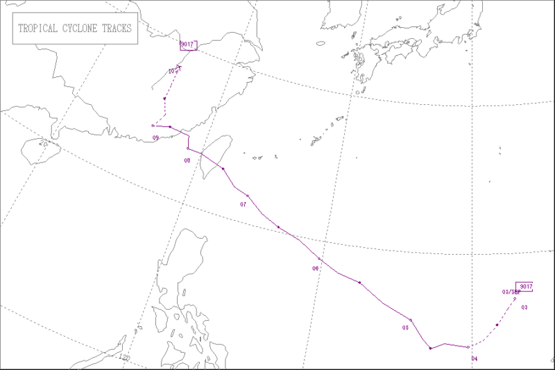 1990年台風第17号