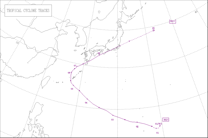1990年台風第21号