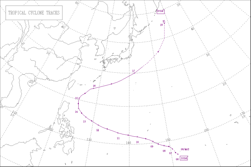 1991年台風第4号