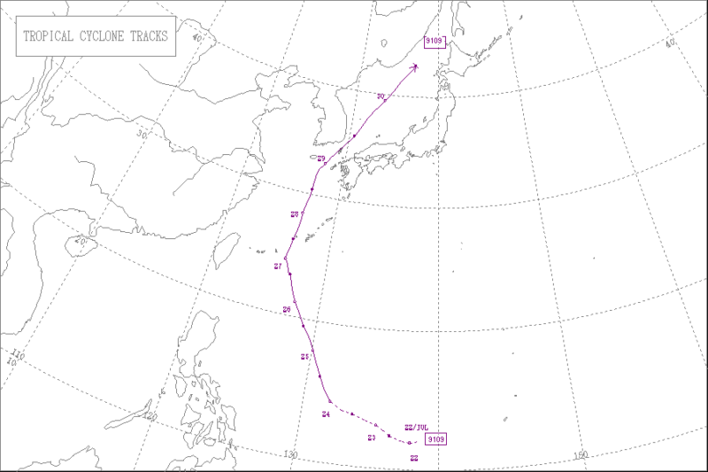 1991年台風第9号