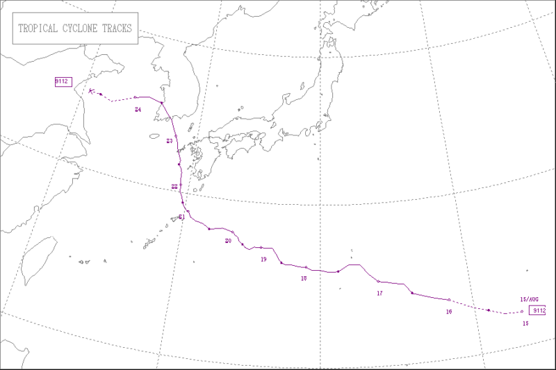 1991年台風第12号