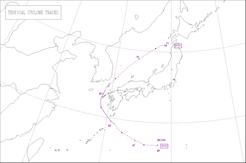 1991年台風第13号