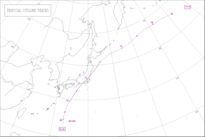 1991年台風第14号