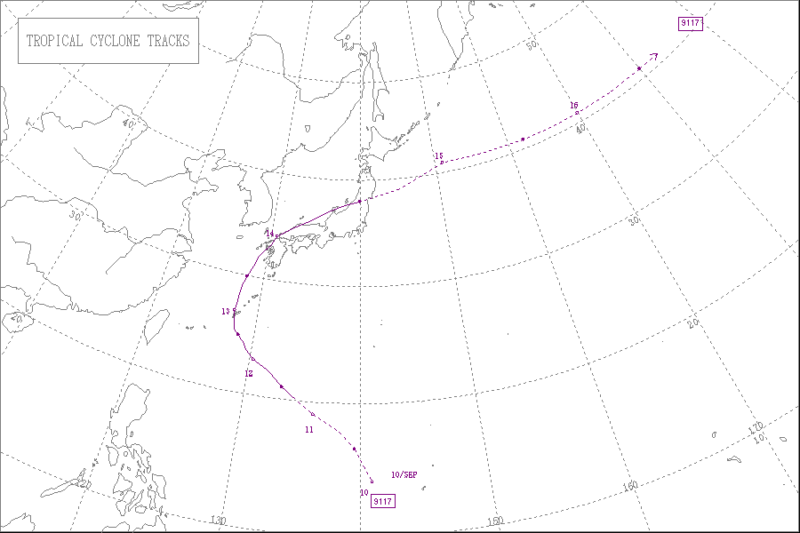 1991年台風第17号