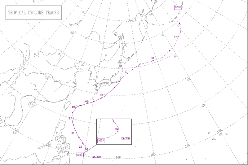 1992年台風第3号