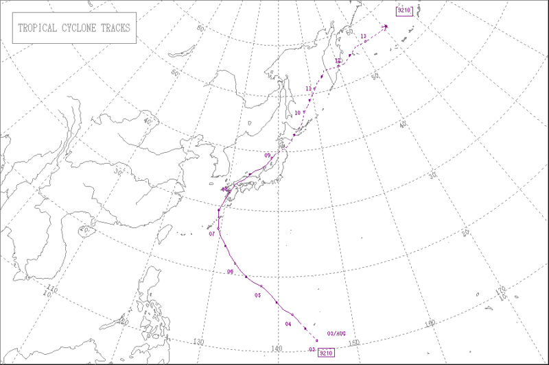 1992年台風第10号