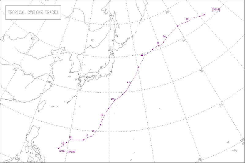 1992年台風第14号
