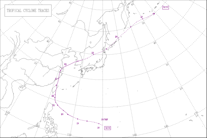 1992年台風第19号