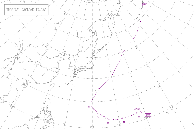 1992年台風第31号