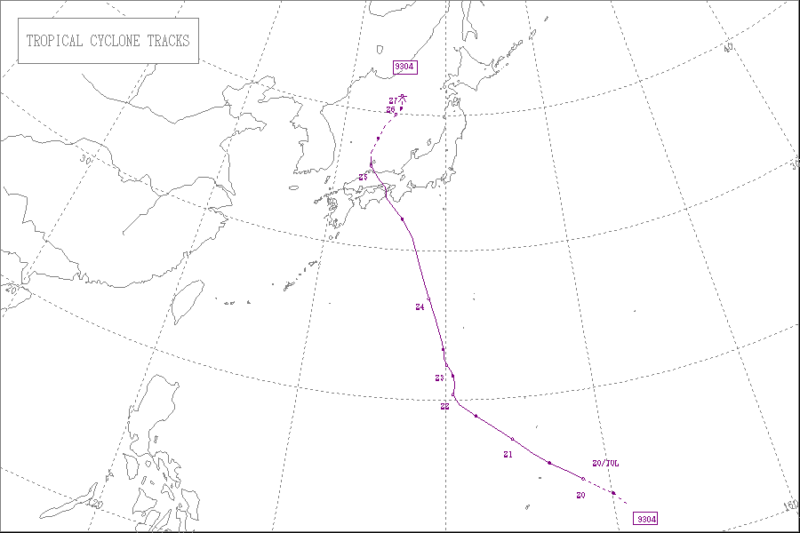 1993年台風第4号
