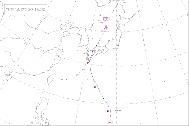 1993年台風第5号