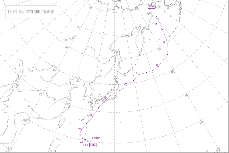 1993年台風第14号