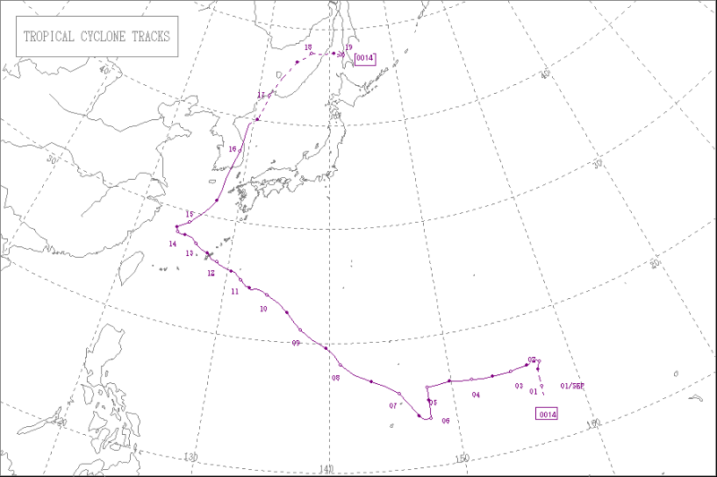 2000年台風第14号