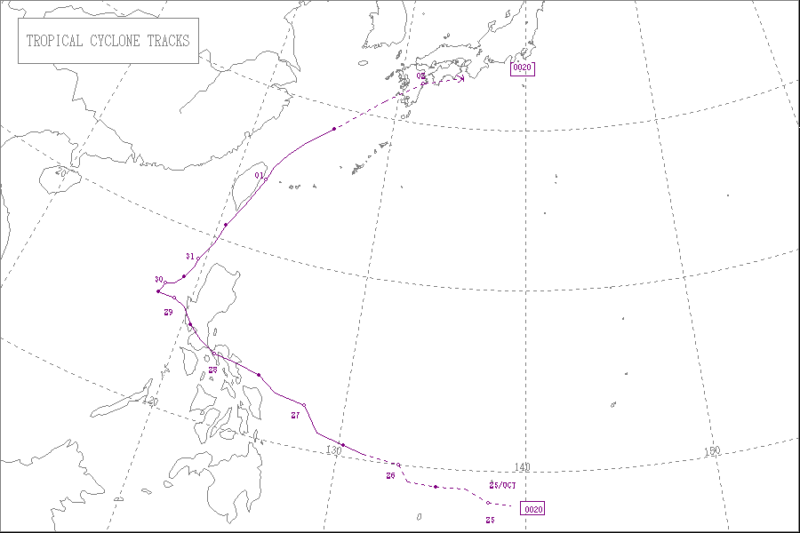 2000年台風第20号