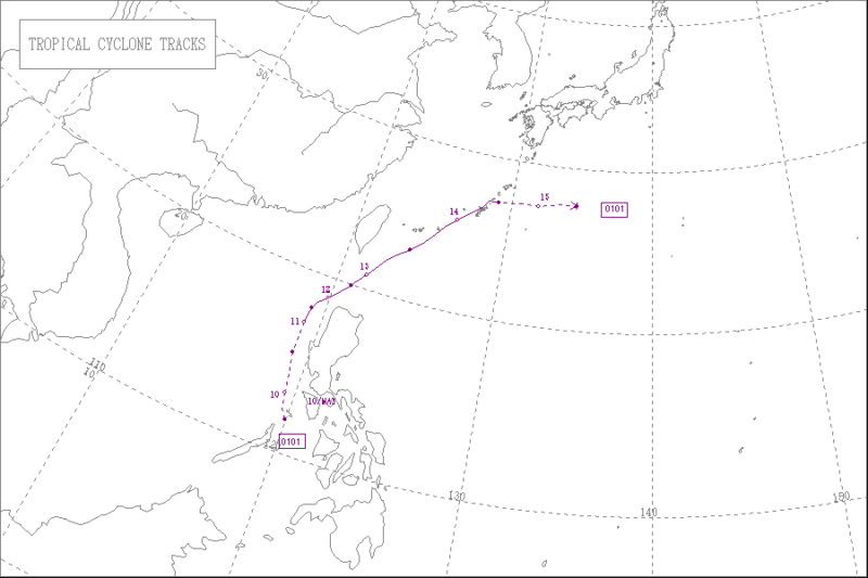 2001年台風第1号