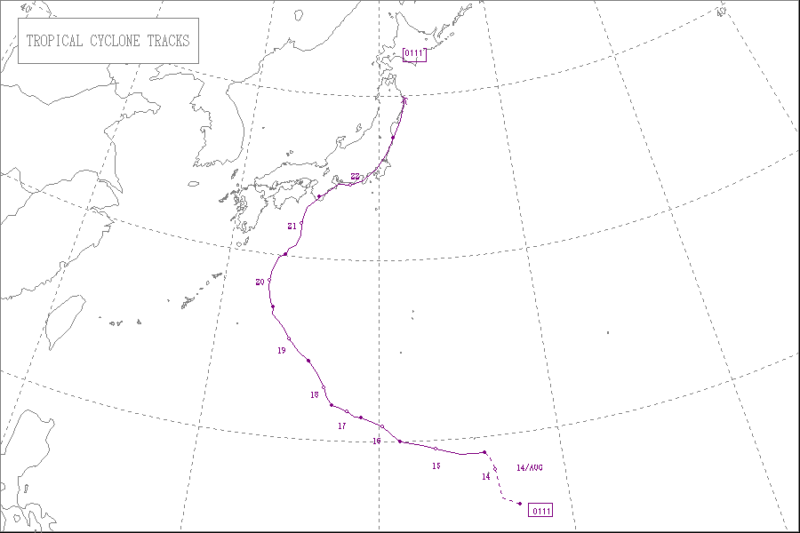 2001年台風第11号