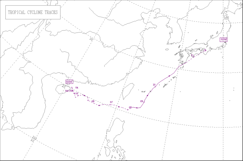 2002年台風第4号