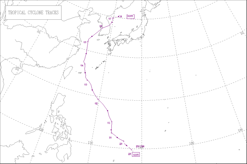 2002年台風第5号