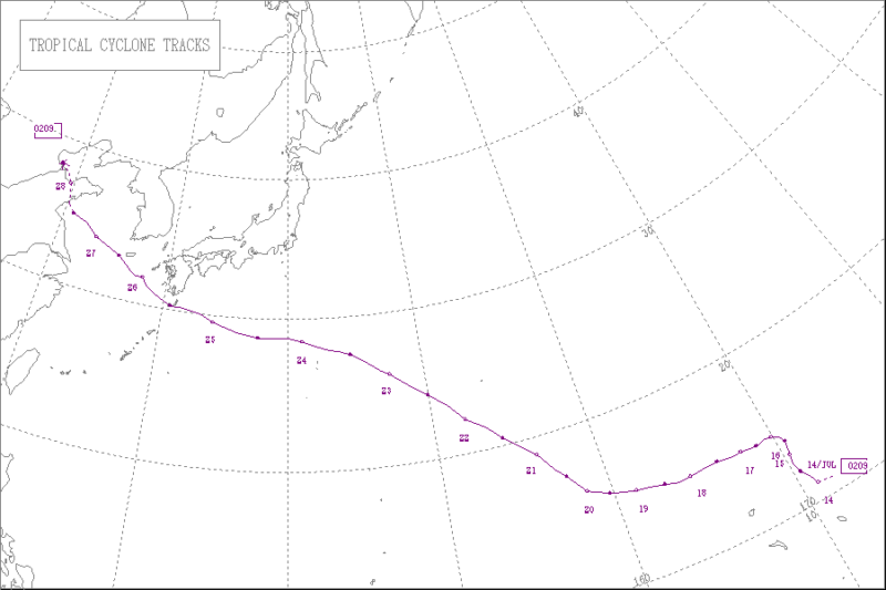 2002年台風第9号