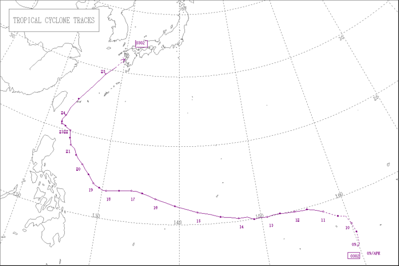 2003年台風第2号