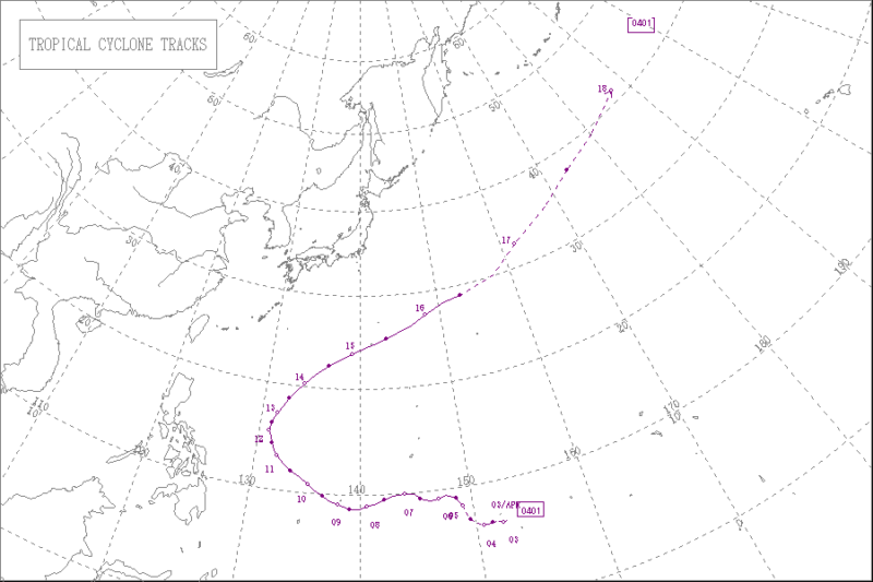 2004年台風第1号