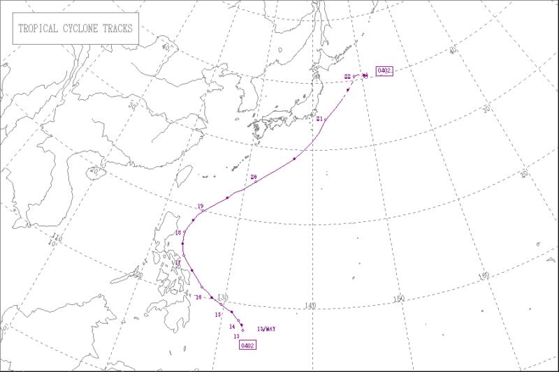 2004年台風第2号