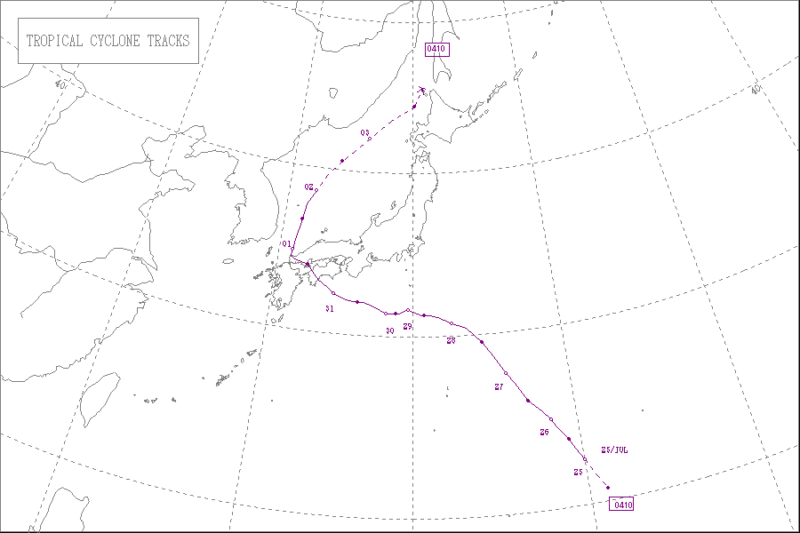 2004年台風第10号