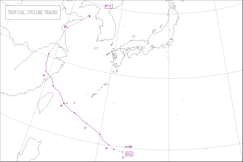 2007年台風第12号