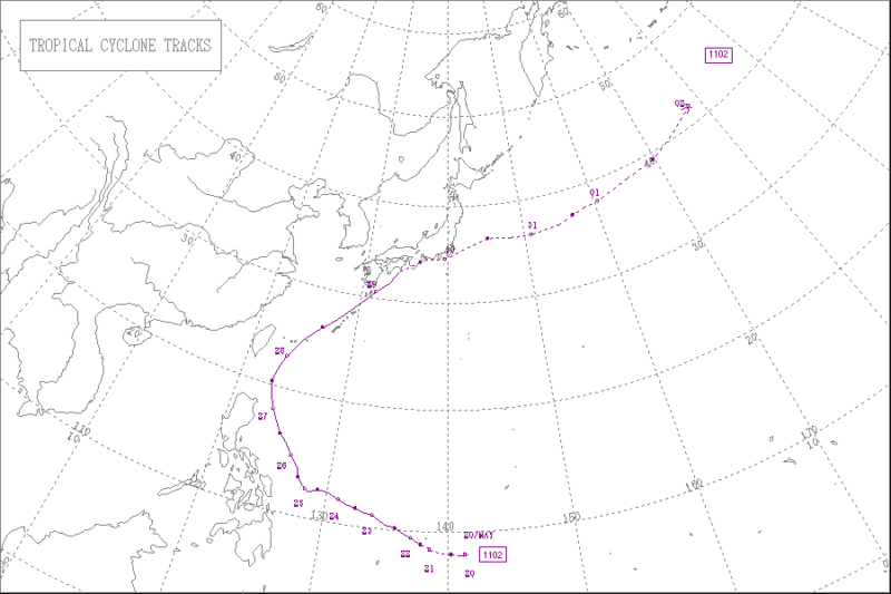 2011年台風第2号