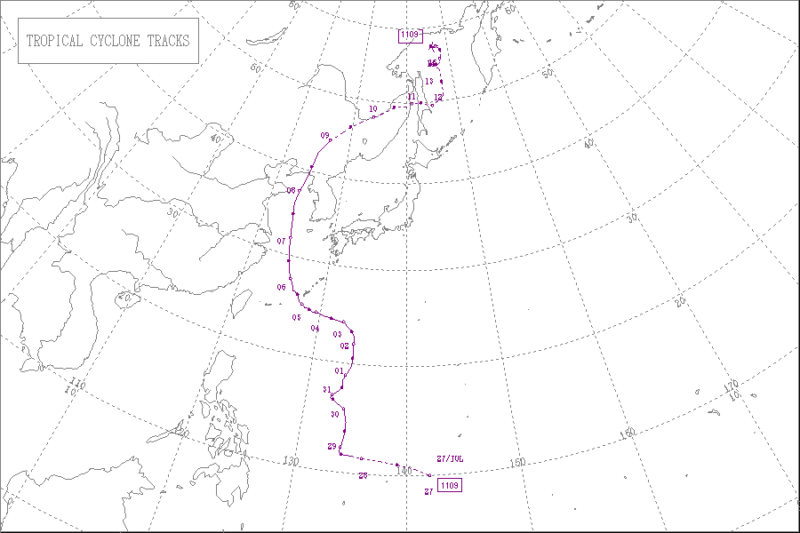 2011年台風第9号