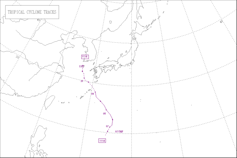 2011年台風第14号