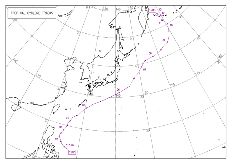 2012年台風第3号