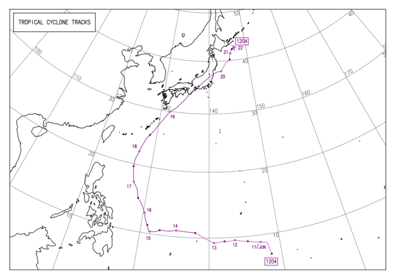 2012年台風第4号