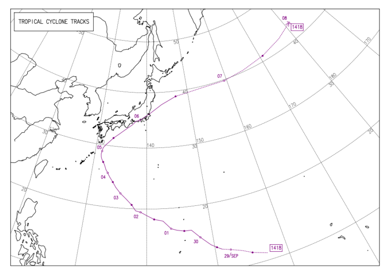 2014年台風第18号
