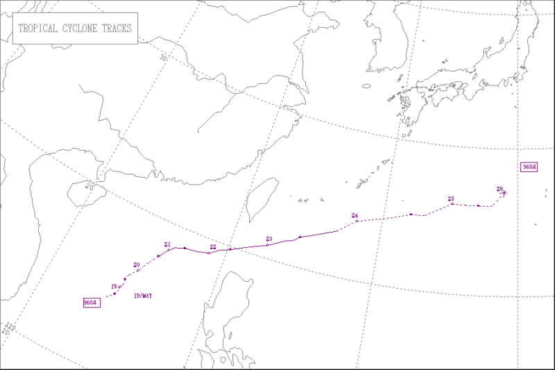 1996年台風第4号