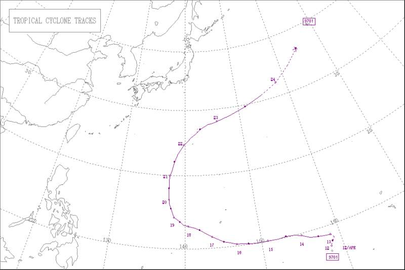 1997年台風第1号