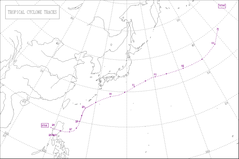 1997年台風第4号